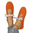 thumbnail image 6 of Willtoo Ballet Flats for Women Round Toe Lace Up Comfortable Flats , Slip On Low Heel Mary Jane Ballerina Flats Shoes Non Slip Soft Insole Casual Walking Shoes, 6 of 6