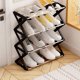 thumbnail image 4 of Creatives Shoe Rack Simples Household Shoe Storage Artifact Dormitory Multilayer Steel Tube Assembly Shoe Racks, 4 of 6