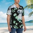 thumbnail image 5 of Balery Cartoon Koala Bear Print Men's Hawaiian Shirts Short Sleeve Beach Shirt Relaxed Fit Vacation Button Down Shirts-XX-Large, 5 of 9
