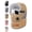 Brown, variant on Unisex Outdoor Biking Hat with Goggles, Full Face Lined Earflap Hat with Thick Inner Lining, Windproof for Cold Weather Outdoor Windproof Hat for Cycling, Motorcycle, Skiing