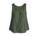 thumbnail image 7 of SPZTSX Tank Tops for Women Sleeveless Scoop Neck Eyelet Embroidered Cotton Linen Loose Fit Casual Daily Vacation Tops, 7 of 7