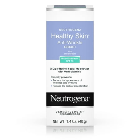 Neutrogena Healthy Skin Retinol & Anti Wrinkle Face Cream with SPF 15, 1.4 (Best Affordable Anti Aging Products 2019)