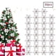thumbnail image 1 of 30 piezas de flores decorativas navideñas, flores para decoraciones navideñas, decoración de copos de nieve, decoraciones artificiales para árboles, corona navideña para árboles de Navidad., 1 of 5