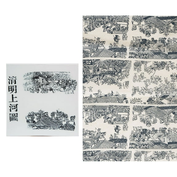 Pottery Ceramic Clay Transfer Paper Ceramic Decals Glaze Underglaze Flower Paper for Pottery Ceramic Clay Art Craft