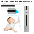 thumbnail image 2 of KKmoon Removable Electrical Outlet Track System Surface Mounted Power Track System Movable Wall Outlet Extender, 2 of 8
