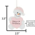 thumbnail image 6 of Personalized Baby Ornament 2024 Snowman Baby Girl First Christmas 1 Count - Ornaments by Elves, 6 of 10