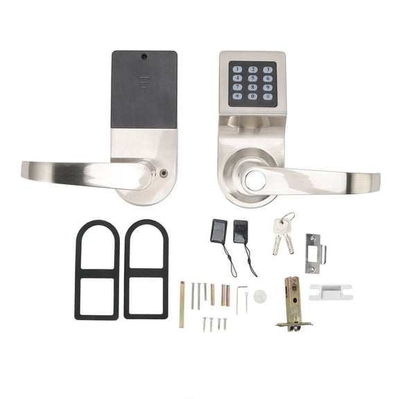 Keyless Keypad Deadbolt for Office & Home Security Stainless Steel 4-in-1 Smart Door Lock