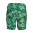 thumbnail image 2 of Lsque Jungle Leopard Mens Sleep Pajama Shorts,Short Pajama Pants, Cotton Ultra-Soft Knit-Large, 2 of 9