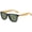 Dark Green, variant on Polarized Bamboo Wood Sunglasses Men Women Coating Mirror Sun Glasses Retro Glasses UV400-USA
