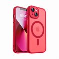 thumbnail image 1 of Chenchen Magnetic for iPhone 13 Mini Case, Upgraded [Full Camera Protection] [Compatible with Magsafe] [Translucent Matte] Shockproof Protective Phone Case for iPhone 13 Mini 5.4" - Red, 1 of 1