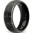 thumbnail image 5 of Titanium Black Ti Ribbed 8mm Band, 5 of 5
