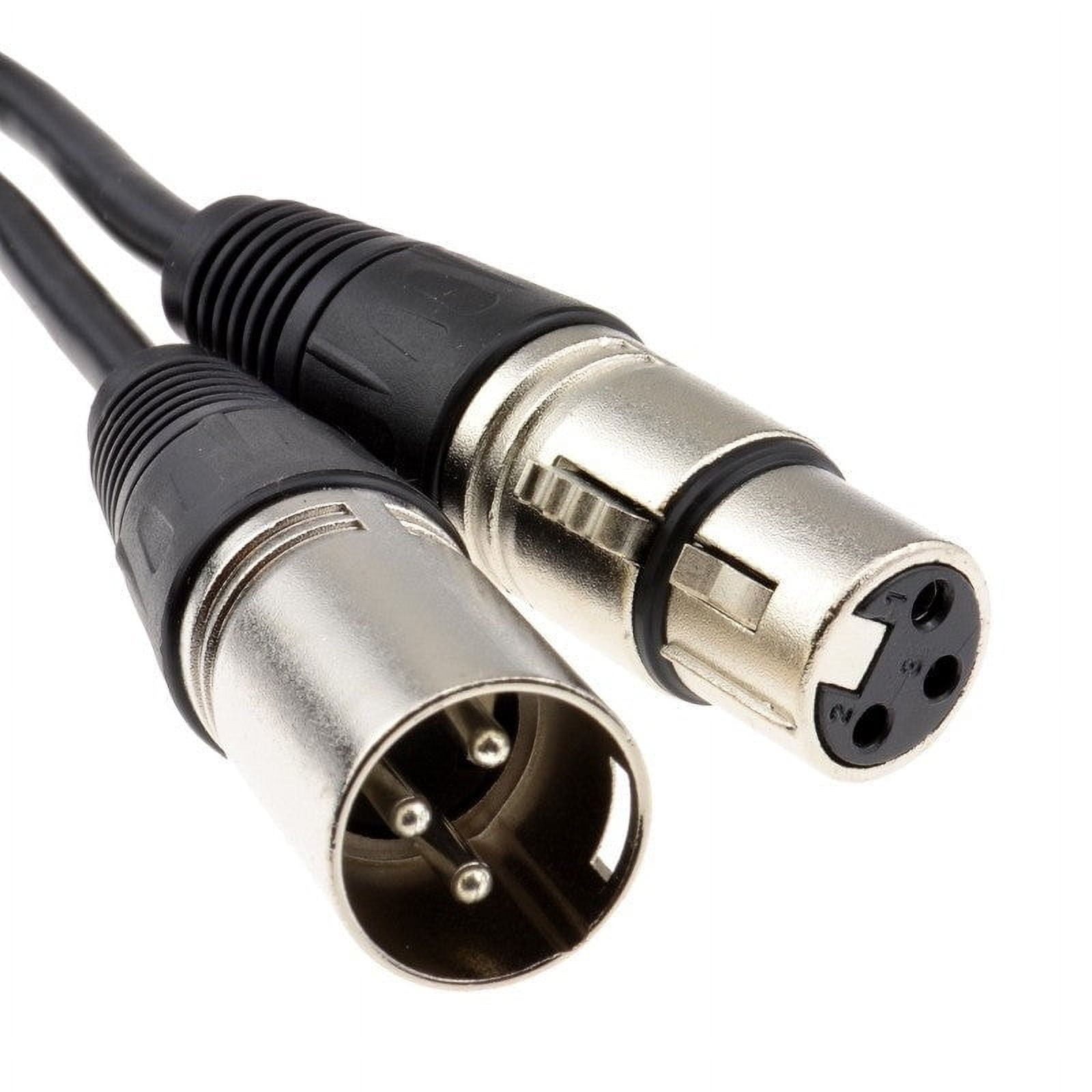2 MR DJ CXMXF30 30' XLR Male to XLR Female Microphone Balanced Instrumental Dj XLR Interconnect Cable