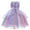 Purple, variant on HAWEE Kids Flower Dresses For Baby Girls Elegant Wedding Princess Dress Ceremony Party Rainbow Tutu Ball Gown