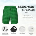 thumbnail image 3 of Goofa Green St. Patrick’s day Print Men's Swim Trunks Board Shorts Quick Dry Mens Swimming Trunks with Compression Liner,Breathable Fit Hawaii Beach Shorts-XX-Large, 3 of 6