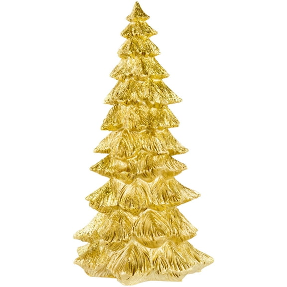 Northlight Metallic Woodland Layered Christmas Tree Decoration - 9.5" - Gold Finish