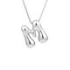 thumbnail image 1 of Collar con Inicial Personalizado para Mujer y Mamá - Colgante de Aleación Bañado En Plata, Regalo de Joyería con 12 G de Peso | Acabado Galvanizado, 1 of 2