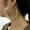 Gold, variant on Kiplyki Exaggerated Creative Earrings Woman Personality Punk Big Circle Earrings Thick Chain Ear Studs