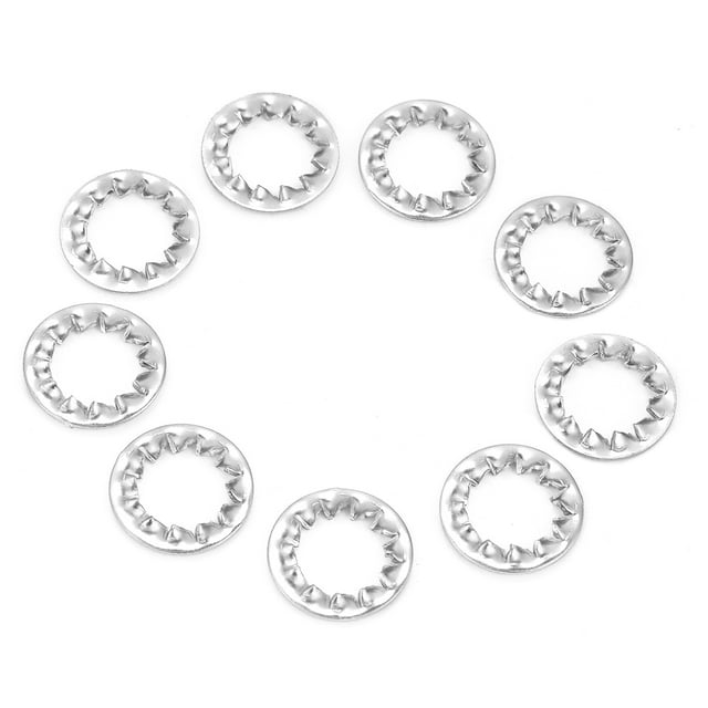 Toothed Lock Washer, Stainless Steel Durable Lock Washers Multifunction For Electrical Connections
