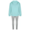 thumbnail image 5 of Men's Tracksuit Athletic Sweatshirts Fashionable Men's Solid Color Long Sleeve Casual Outwear Jackets Sets Basic Daily Essentials Running Jogging Workout, 5 of 5