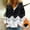 3-Black, variant on Women's Fashion Print Cardigans V Neck Long Sleeve Button Down Coats 2025 Fall Open Front Loose Fit Sweater Tops