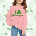thumbnail image 2 of Mercatoo Girl Boy St 𝐏atricks Day Shirt Kids Sweatshirts Shamroc𝐤 Long Sleeve Pullover Saint Outfit Youth Funny Junior Hoodie, 2 of 6