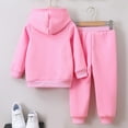 thumbnail image 7 of Kogui Teen Girls Clothing Sets Girls' Jog Set - 2 Piece Cozy Pullover Hoodie and Jogger Sweatpants Size 7-8 (Pink,7-8 Years), 7 of 7