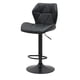 thumbnail image 4 of Banco Alto Ajustable Negro para Barra, con Respaldo y Base Metálica EKE Life, 4 of 4