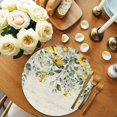 thumbnail image 2 of Flowers Eucalyptus Round Placemats Set of 4 for Dinning Tables,Heat-proof Braided Table Mats 15 Inch,Vintage Botanical Floral Leaves Washable Place Mat for Kitchen Restaurant Party Table Decor, 2 of 9