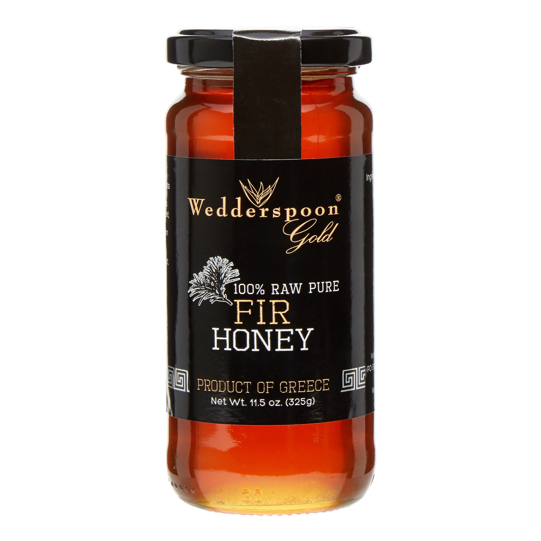 Wedderspoon Organics Raw Fir Honey from Greece, 11.5 Oz