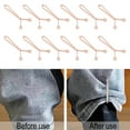 thumbnail image 2 of 12Pcs Head Scarf Fixing Clip Heavy Duty Metal U-shaped Clip Women Shirt Sleeve Jeans Pants Clip Buckle Clothing Accessories, 2 of 7