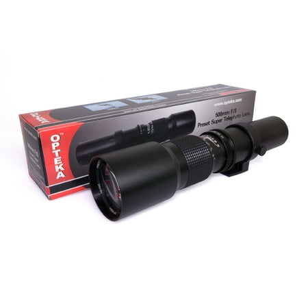 Opteka 500mm f/8 High Definition Preset Telephoto Lens for Pentax Digital SLR Cameras Opteka 500mm f/8 High Definition Preset Telephoto Lens for Pentax Digital SLR Cameras
