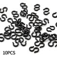 thumbnail image 2 of Mosiee 10Pcs Bicycle Brake Gear Cable S Style Clips Rotating Buckle Hose Guide Mtb Bike Cross Line Hook Tidy Clip Ring Clasp, 2 of 9