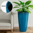 thumbnail image 4 of 21 inch Tall Planters for Outdoor Plants Set of 2,Tall Plant Pots with Drainage Hole,Large Flower Pots for Indoor Front Porch Garden Home Patio,Blue, 4 of 8