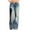 Light Blue, variant on Wancir Women's Bowknot Embroidery Jeans Y2k Straight Leg Boyfriend Denim Pants