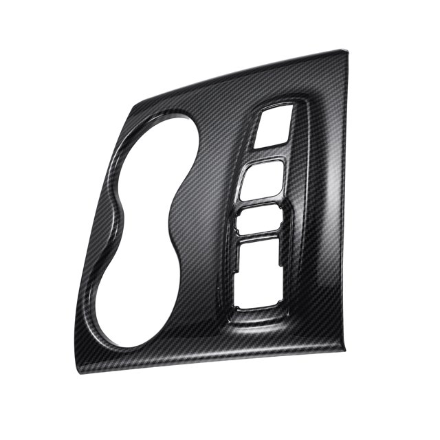 Central Control Gear Shift Panel Cup Holder Cover for Honda Ridgeline 20-23 Carbon Fiber Pattern Black