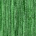 thumbnail image 1 of Ahgly Company Indoor Square Abstract Emerald Green Modern Area Rugs, 3' Square, 1 of 4
