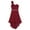 Burgundy, variant on Alvivi Kids Flower Girls One-Shoulder Bridesmaid Dress Evening Formal Party Gown