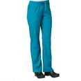 thumbnail image 3 of Maevn Eon Women's V-Neck Pocket Top & Full Elastic Zipper Pocket Cargo Pant Scrub Set, 3 of 5