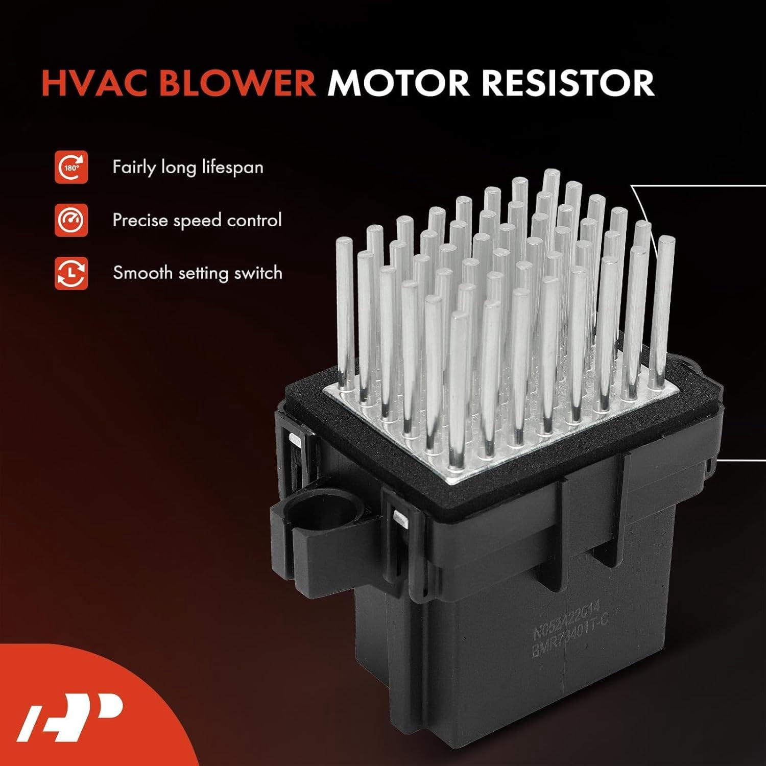 A-Premium HVAC Blower Motor Resistor Compatible with Buick Cadillac Chevrolet GMC Hummer & Saturn Vehicles - Escalade Avalanche Cruze Malibu Silverado 1500 Suburban Sierra 1500 Yukon & More