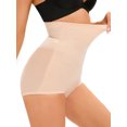 thumbnail image 2 of LELINTA Women Tummy Control Panties Shaping High Waisted Shapewear Briefs Butt Lifter Slimming Body Shaper Tummy Control Panty, Black,Apricot S-XXL, 2 of 8