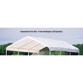 thumbnail image 2 of ShelterLogic SuperMax 12 x 20 x 10 ft White Canopy Replacement Top - SuperMax 12 x 20 ft., 2 of 5