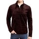 thumbnail image 1 of Camisas de cuello alto con cremallera de manga larga para exteriores para hombre, sudaderas sólidas, camisas de fondo, camisetas Pompotops  oipoqjl53421, 1 of 6