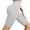 White, variant on Women's Seamless High Waisted Yoga Shorts with Textured Compression, Hip Lifting Fitness Pants for Peach Shaping and Tummy Control, Tight Fit Athletic Bottoms for Workout and Gym Activities Black XXL