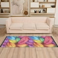 thumbnail image 2 of Yayeee Runner Rug for Bedroom 2'x6' Machine Washable Hallway Non Slip Mat, Vibrant Leaves Pattern, 2 of 8