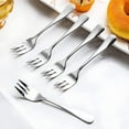 thumbnail image 6 of Vruelia Dessert Forks Set of 12, 5.5Inches, Stainless Steel Forks, Appetizer Small Forks, Fruit Salad Forks for, 6 of 7