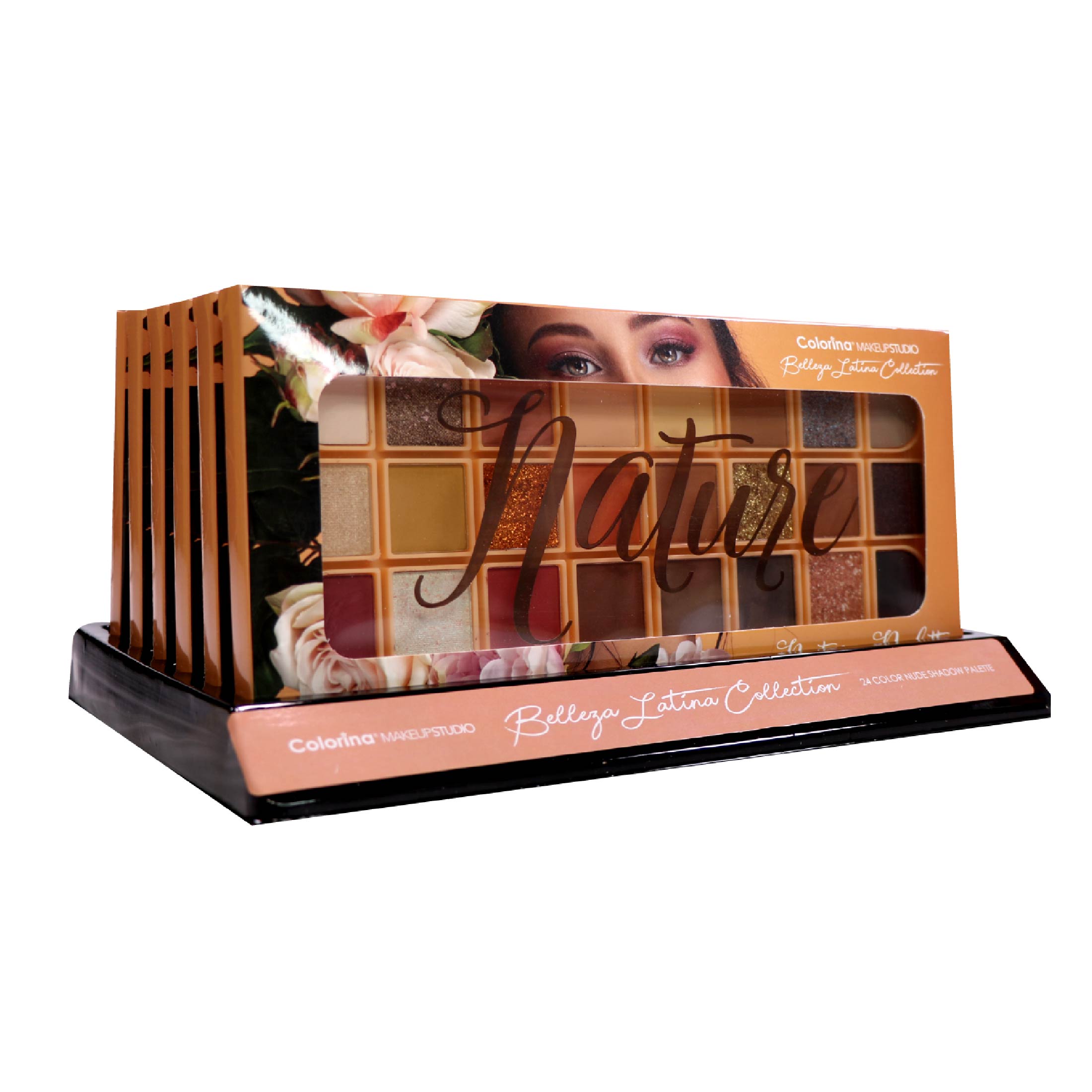 Colorina Makeup Studio Belleza Latina Collection 24 Color Nature Shadow Palette 1.75 oz