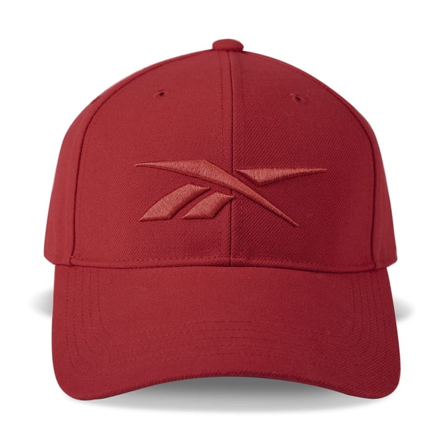 Gorra de béisbol Reebok Vector Snapback de 6 paneles roja para adulto