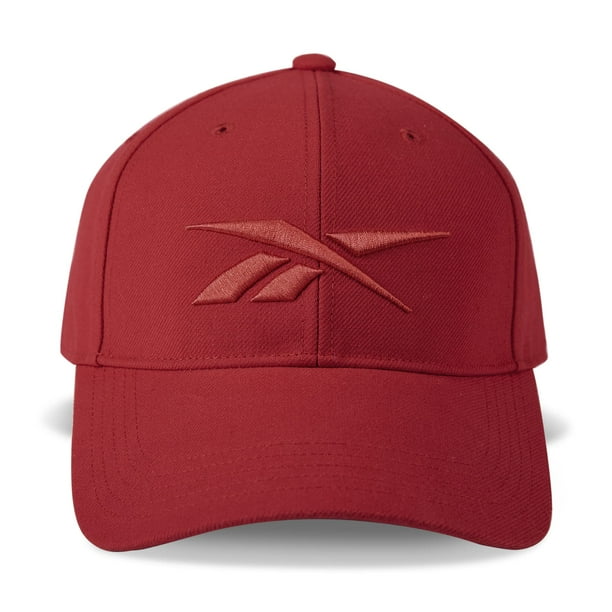 Gorra de béisbol Reebok Vector Snapback de 6 paneles roja para adulto
