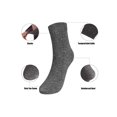 thumbnail image 4 of Deago 4 Pairs Mens Athletic Crew Socks Breathable Cotton Soft Casual Thin Socks for Work,Sport & Everyday Wear (Dark Gray), 4 of 6