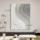 thumbnail image 3 of Pintura al óleo pintada a mano con líneas abstractas blancas y gruesas, decoración de pared moderna, diseño gris, pinturas acrílicas, lienzo artístico para pared, 3 of 5